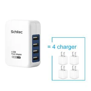 Pametno punjenje 4 porta Micro Usb kućni zidni adapter za punjač